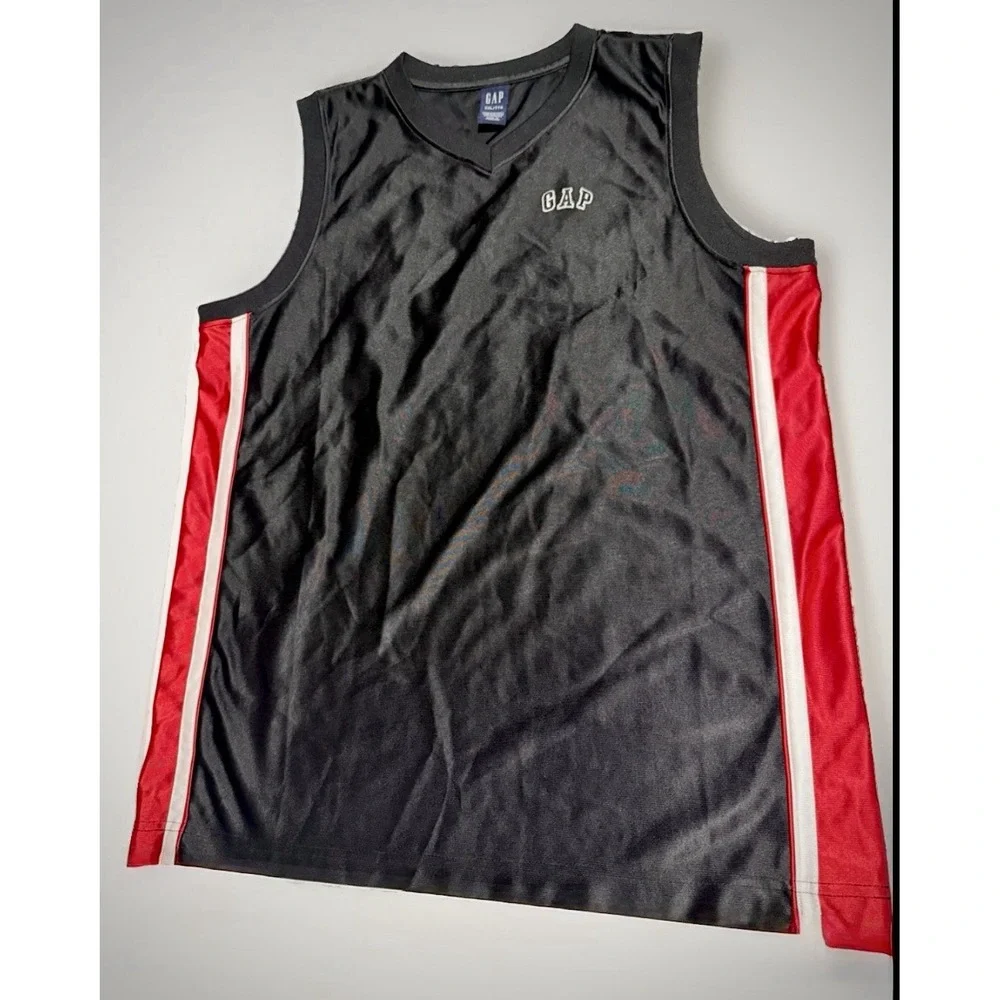 GAP Kids Athletic Sleeveless Jersey Black Size XXL (14-16)
